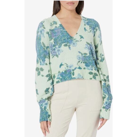 Free People Bed of Roses Pastel Green Combo - XS - Picture 1 of 5